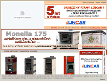 Tablet Screenshot of lincar.pl